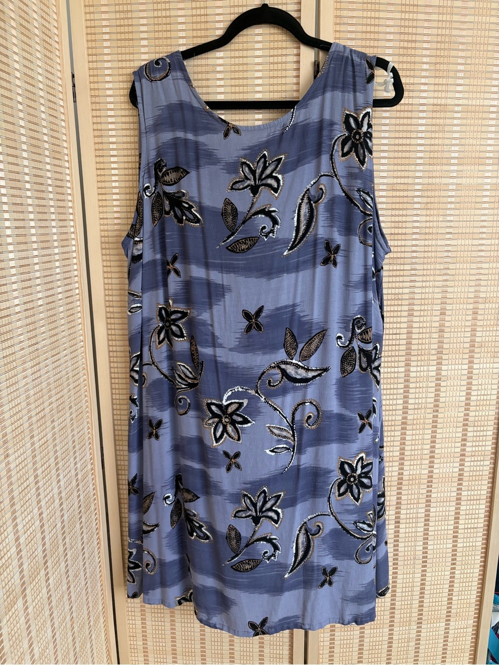 Vintage Hilo Hattie Hawaiian Floral Rayon Dress 3XL Made in Hawaii